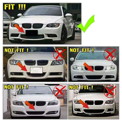 Front Bumper Lower Grille For BMW 3 Series E90 E92 E93 M3 Style 2009-2011