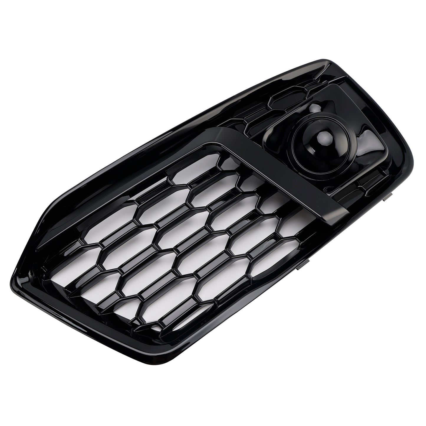 2PCS Front Bumper Cover Grill Grille Bezel Insert Fit Audi Q5 2018-2022 W/ACC