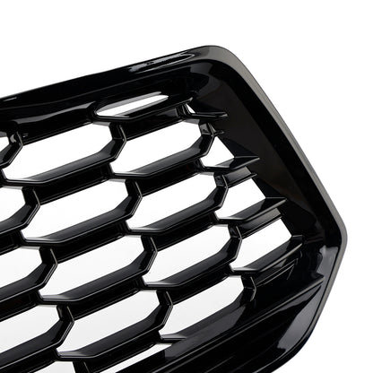 2PCS Front Bumper Cover Grill Grille Bezel Insert Fit Audi Q5 2018-2022 W/ACC