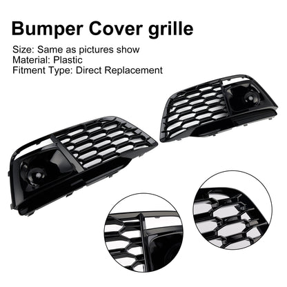 Fog Light Grille Cover 80A807679L Fit Audi Q5 SQ5 2018-2022 Pre-Facelift W/ACC
