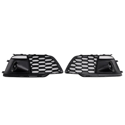 Fog Light Grille Cover 80A807679L Fit Audi Q5 SQ5 2018-2022 Pre-Facelift W/ACC