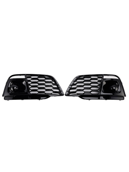 Fog Light Grille Cover 80A807679L Fit Audi Q5 SQ5 2018-2022 Pre-Facelift W/ACC