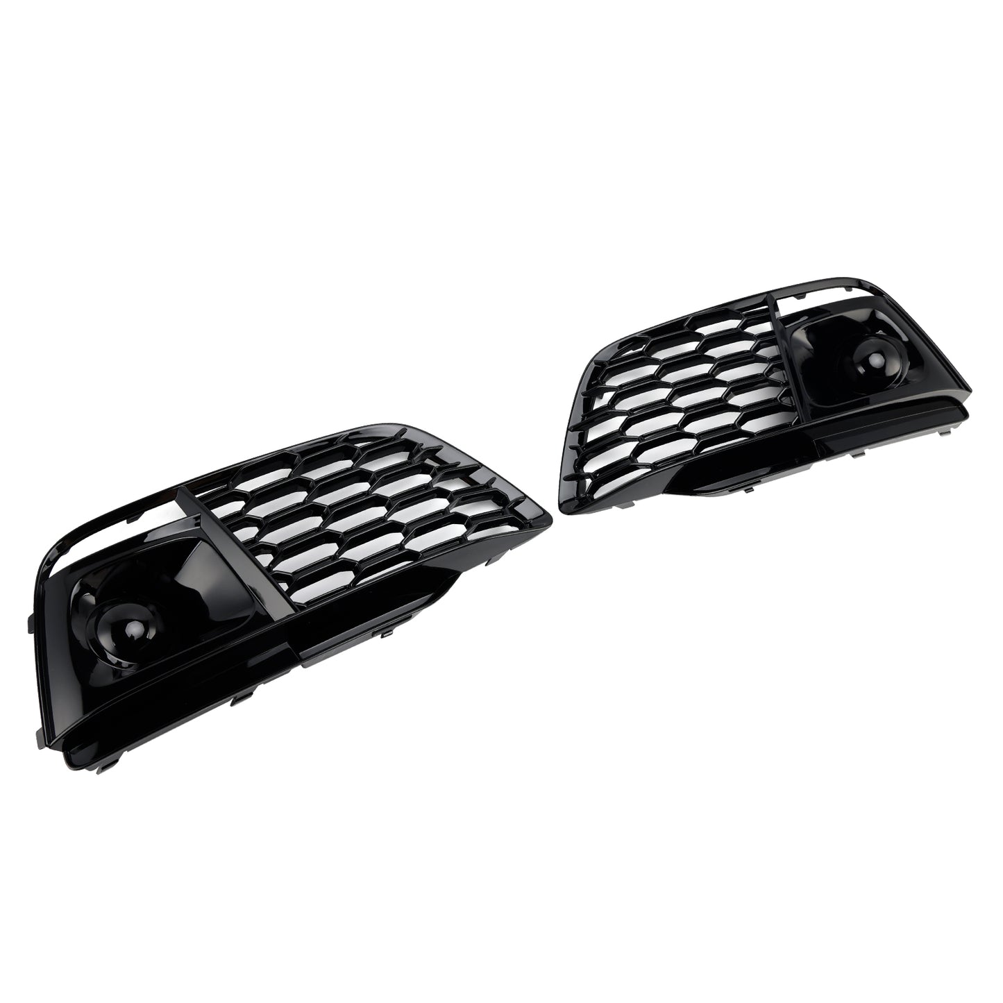 Fog Light Grille Cover 80A807679L Fit Audi Q5 SQ5 2018-2022 Pre-Facelift W/ACC