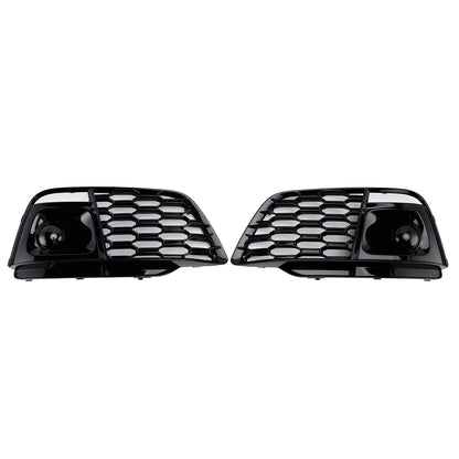 Fog Light Grille Cover 80A807679L Fit Audi Q5 SQ5 2018-2022 Pre-Facelift W/ACC