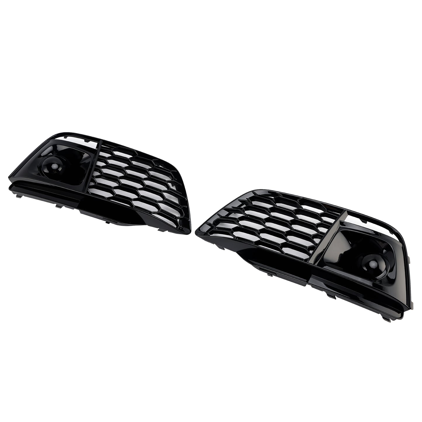 Fog Light Grille Cover 80A807679L Fit Audi Q5 SQ5 2018-2022 Pre-Facelift W/ACC