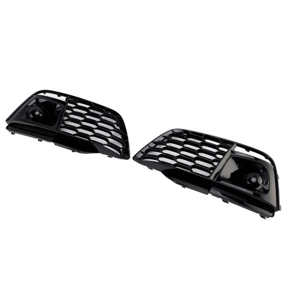 Fog Light Grille Cover 80A807679L Fit Audi Q5 SQ5 2018-2022 Pre-Facelift W/ACC