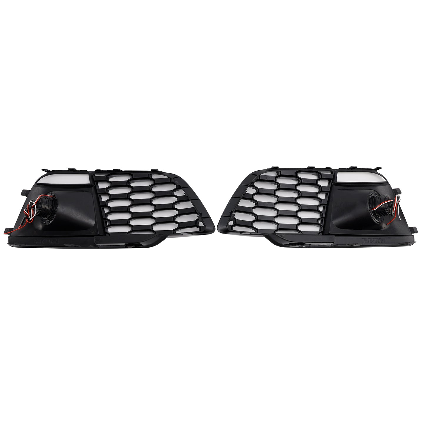 Fog Light Grille Cover 80A807680L Fit Audi Q5 SQ5 2018-2022 Pre-Facelift W/ACC