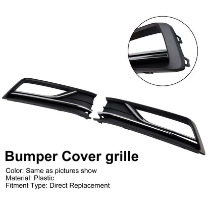 2PCS Fog Light Lamp Grille Cover Fit VW Passat B8 NMS (USA Car) 2016-2018