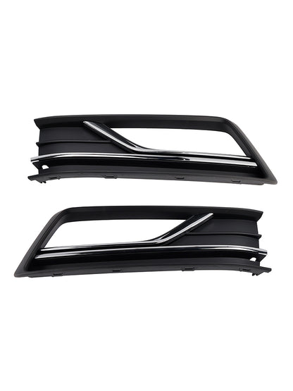 2PCS Fog Light Lamp Grille Cover Fit VW Passat B8 NMS (USA Car) 2016-2018