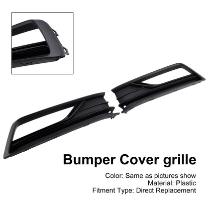 2PCS Fog Light Lamp Grill Cover Fit VW Passat B8 NMS (USA Car) 2016-2018