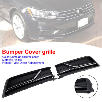 Front Left and Right Side Fog Light Cover Fit Volkswagen Passat B8 2016-2018