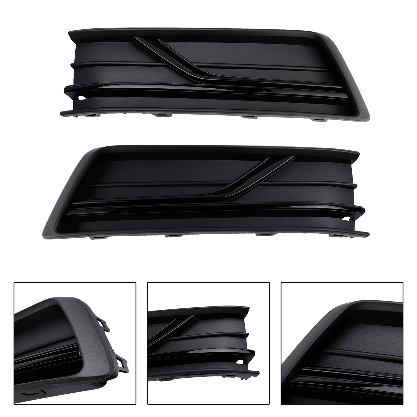 Front Left and Right Side Fog Light Cover Grille Fit VW Passat B8 2016-2018
