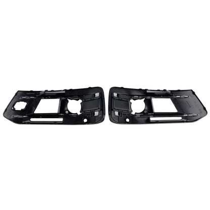 Audi Q7 2016-2019 Left+Right Front Bumper Fog Light Grille Cover 4M0807682AA4W3