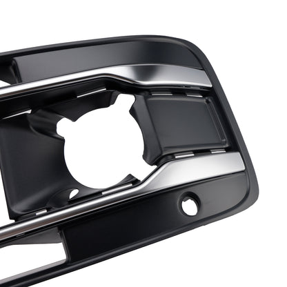 Audi Q7 2016-2019 Left+Right Front Bumper Fog Light Grille Cover 4M0807682AA4W3