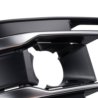 Audi Q7 2016-2019 Left+Right Front Bumper Fog Light Grille Cover 4M0807682AA4W3