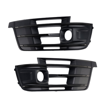 2PCS Front Bumper Fog Light Grille Cover 4M0807681E Fit Audi Q7 2016-2019