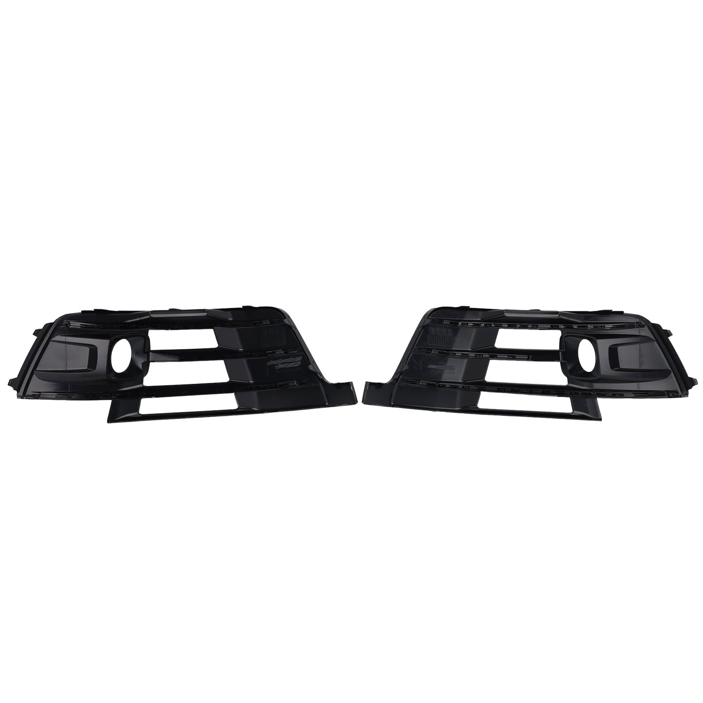 2PCS Front Bumper Fog Light Grille Cover 4M0807681E Fit Audi Q7 2016-2019