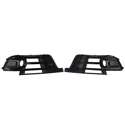 2PCS Front Bumper Fog Light Grille Cover 4M0807681E Fit Audi Q7 2016-2019