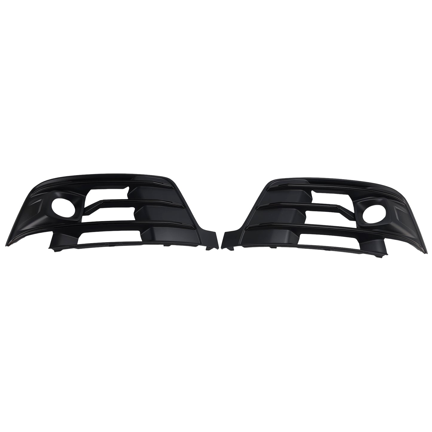 2PCS Front Bumper Fog Light Grille Cover 4M0807681E Fit Audi Q7 2016-2019