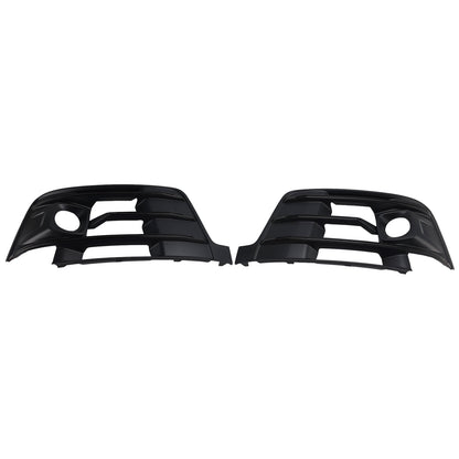 2PCS Front Bumper Fog Light Grille Cover 4M0807681E Fit Audi Q7 2016-2019