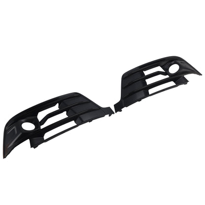 2PCS Front Bumper Fog Light Grille Cover 4M0807681E Fit Audi Q7 2016-2019