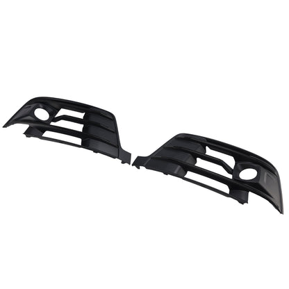 2PCS Front Bumper Fog Light Grille Cover 4M0807681E Fit Audi Q7 2016-2019