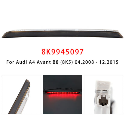 Rear Brake Light Third Stop Lamp Light 8K9945097 For Audi A4 RS4 B8 Avant Black