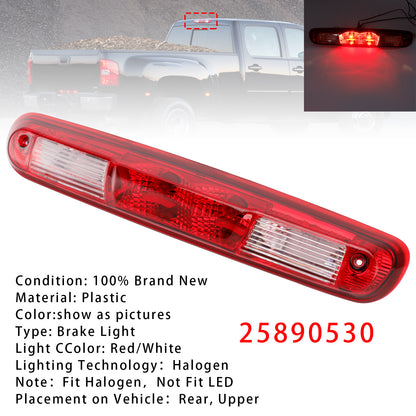 Halogen Third Brake Light For Chevy Silverado 2007-2013
