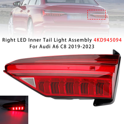 Right LED Inner Tail Light Assembly 4KD945094 For Audi A6 C8 2019-2023