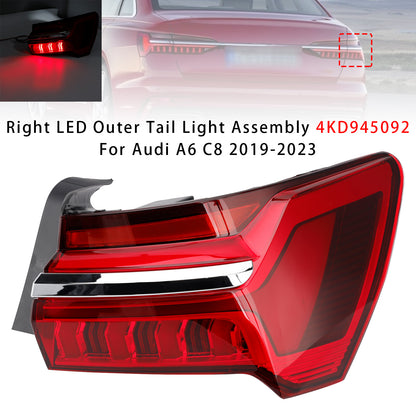 Right LED Outer Tail Light Assembly 4KD945092 For Audi A6 C8 2019-2023
