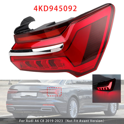 Right LED Outer Tail Light Assembly 4KD945092 For Audi A6 C8 2019-2023
