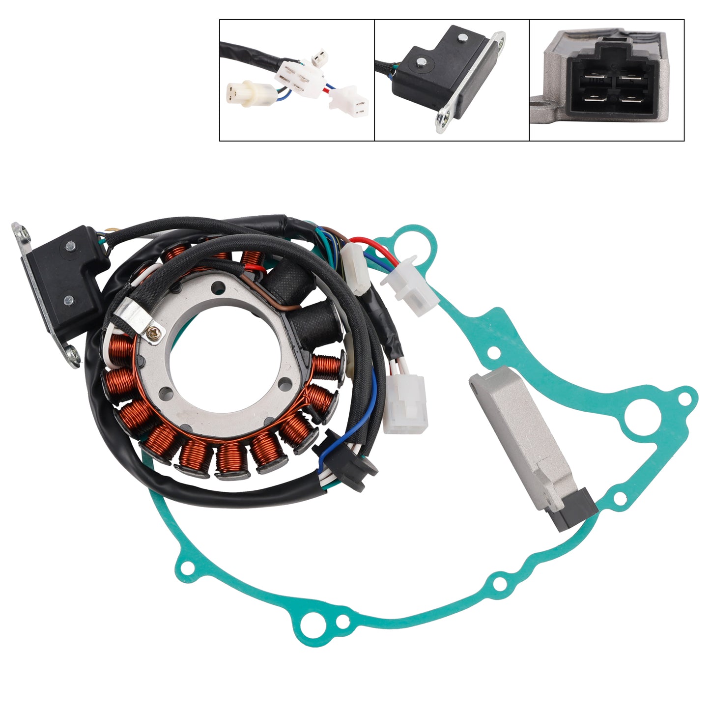 Magneto Stator & Regulator Rectifier Gasket For Yamaha XT500Z XT600Z 1986-1987