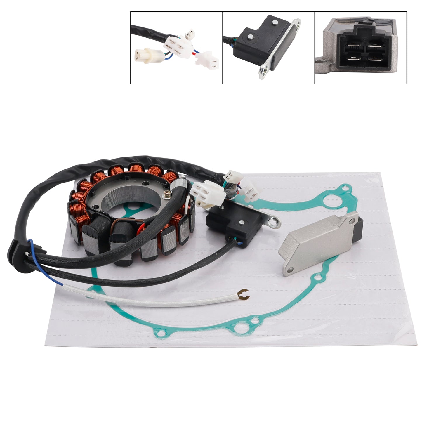 Magneto Stator & Regulator Rectifier Gasket For Yamaha XT500Z XT600Z 1986-1987