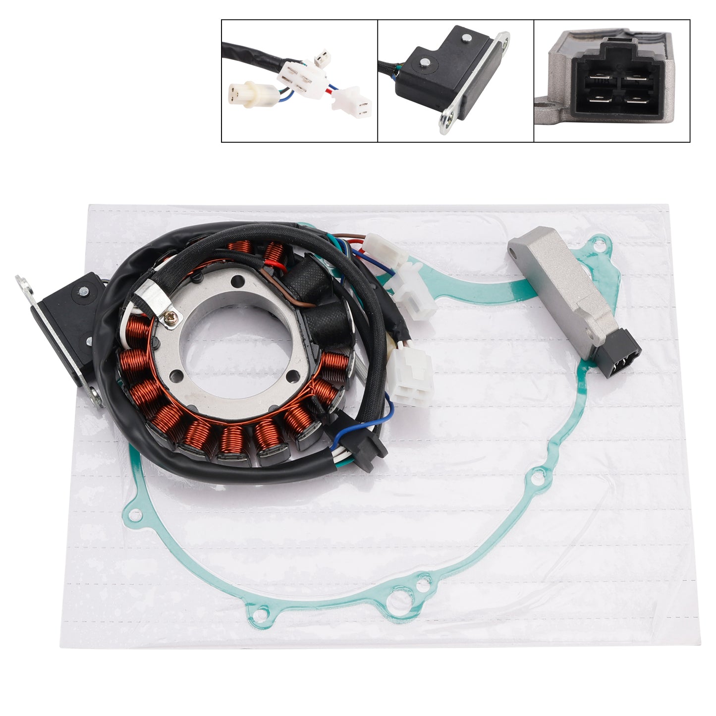 Magneto Stator & Regulator Rectifier Gasket For Yamaha XT500Z XT600Z 1986-1987