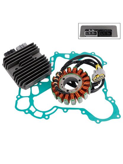 Stator & Regulator Rectifier w/Gasket For Can Am Maverick X3 Max R Turbo 2018-23