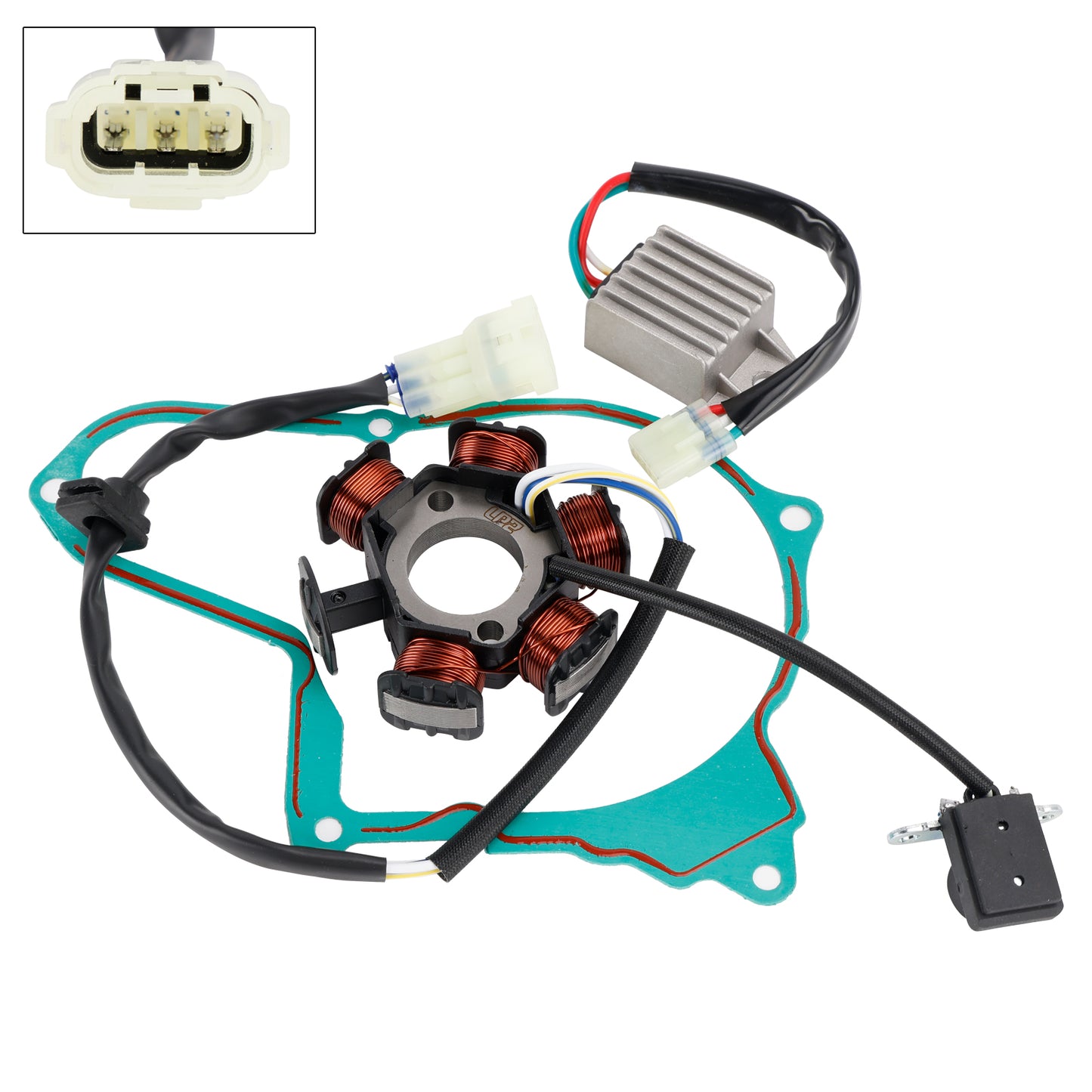 Stator & Regulator with Gasket For Honda TRX90X TRX90EX Sportrax 90 2006-2025