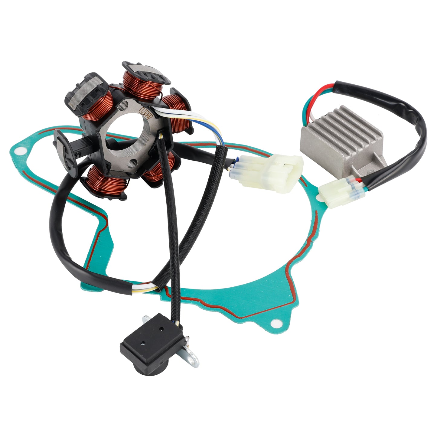 Stator & Regulator with Gasket For Honda TRX90X TRX90EX Sportrax 90 2006-2025