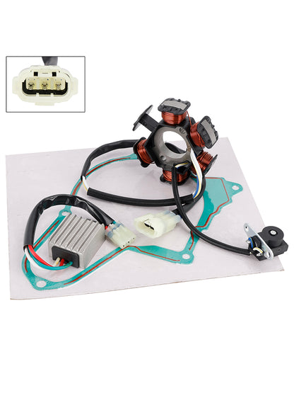 Stator & Regulator with Gasket For Honda TRX90X TRX90EX Sportrax 90 2006-2025
