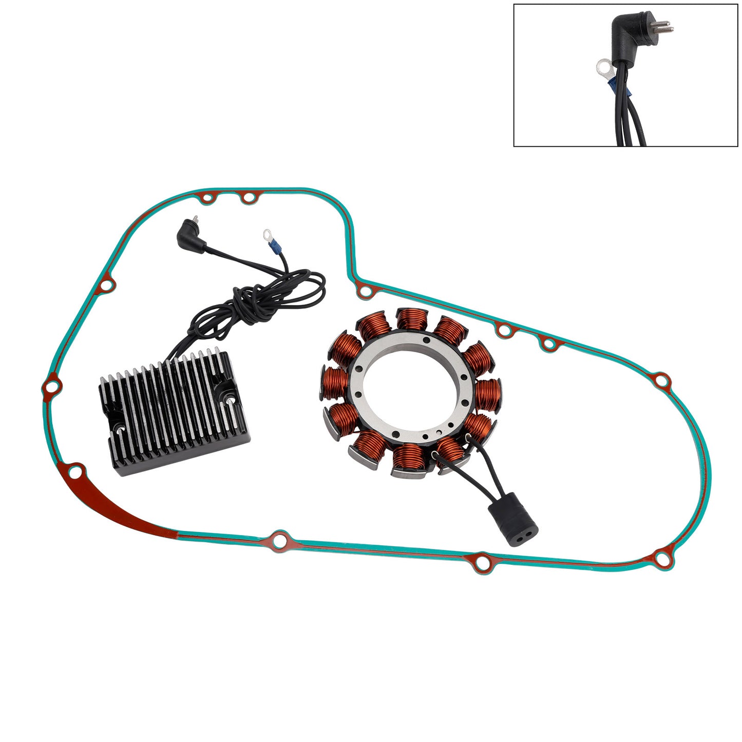 22A Stator Regulator Rectifier Gasket For Big Twin Touring Super Glide 1981-1988