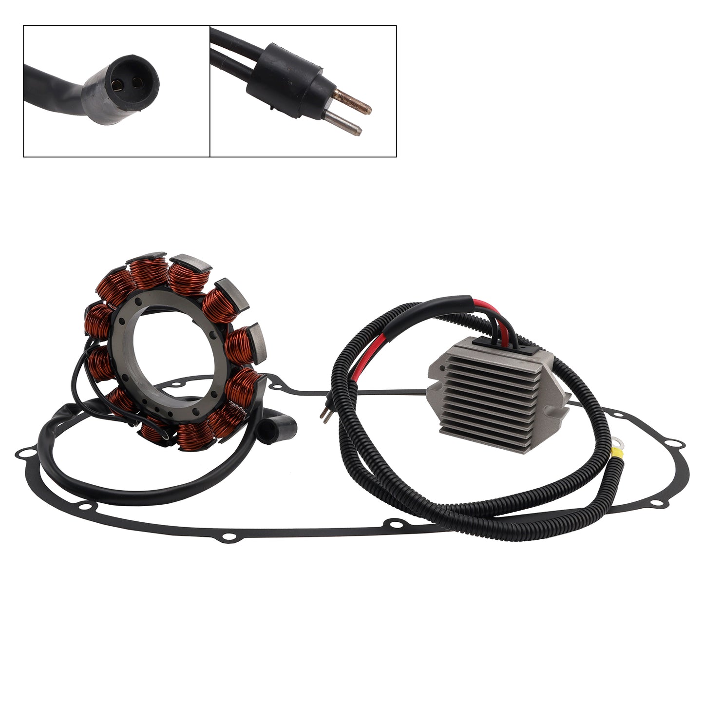 Stator And Regulator Rectifier with Gasket For Buell Blast P3 500 2000-2010