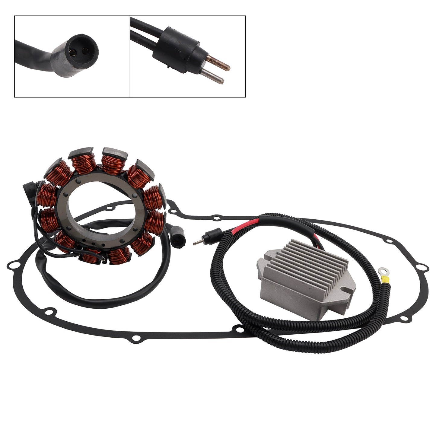 Stator And Regulator Rectifier with Gasket For Buell Blast P3 500 2000-2010