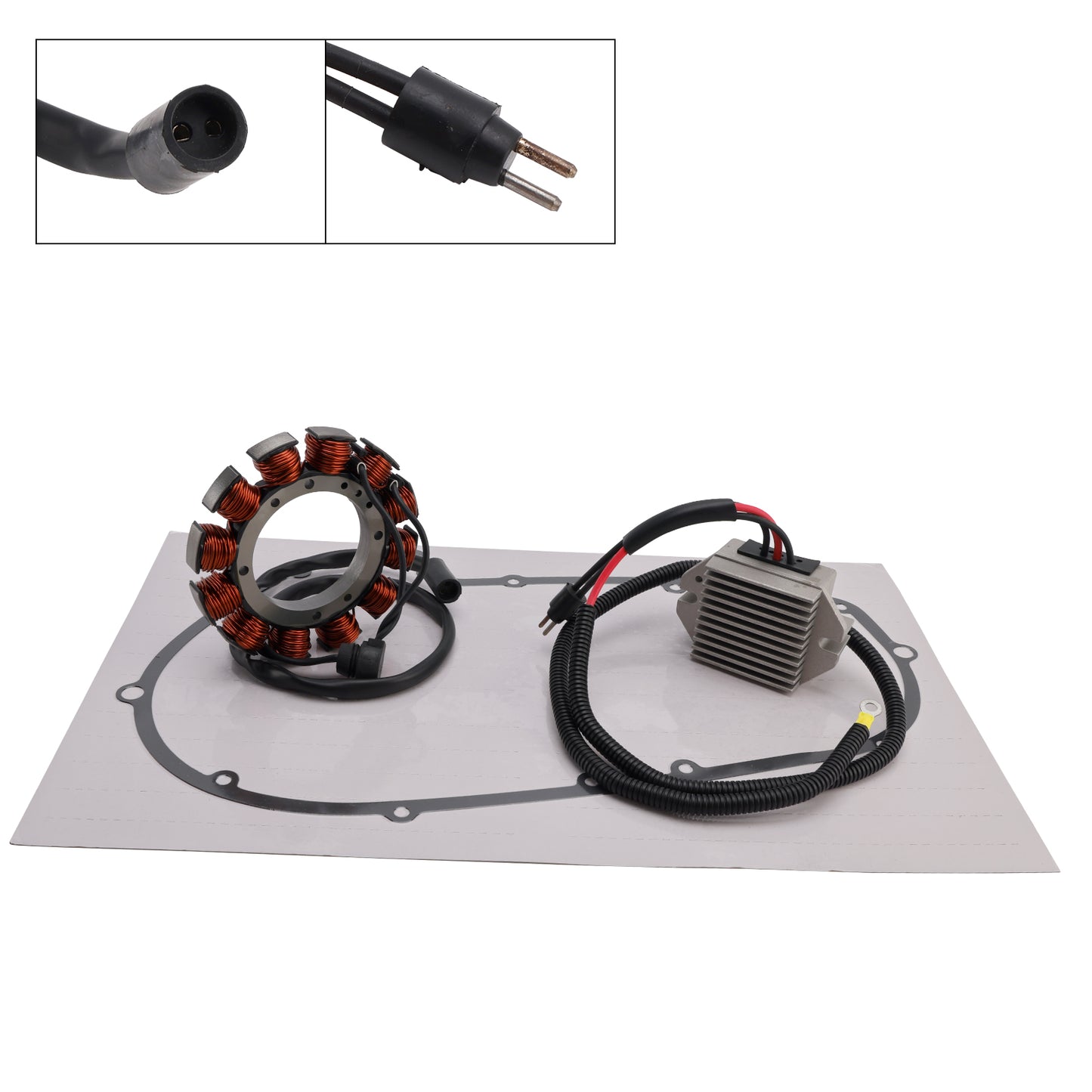 Stator And Regulator Rectifier with Gasket For Buell Blast P3 500 2000-2010