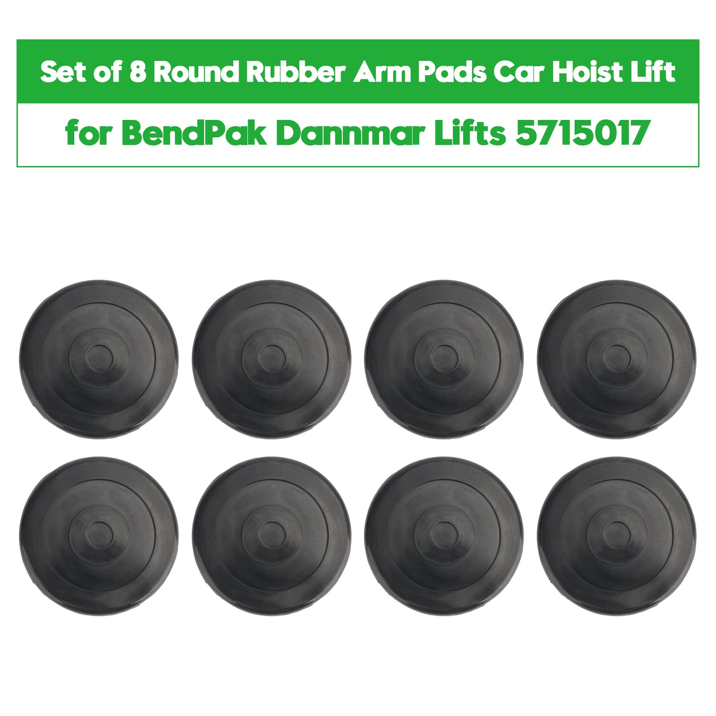 Set of 8 Round Rubber Arm Pads Car Hoist Lift for BendPak Dannmar Lifts 5715017