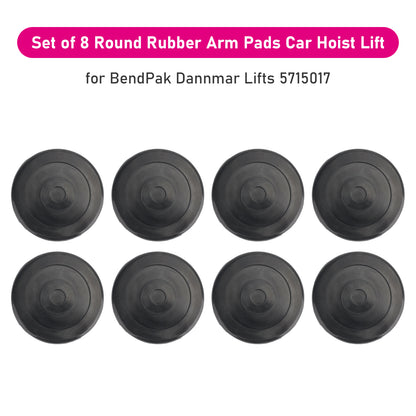 Set of 8 Round Rubber Arm Pads Car Hoist Lift for BendPak Dannmar Lifts 5715017