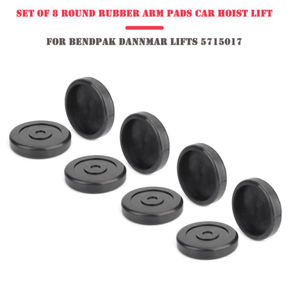 Set of 8 Round Rubber Arm Pads Car Hoist Lift for BendPak Dannmar Lifts 5715017