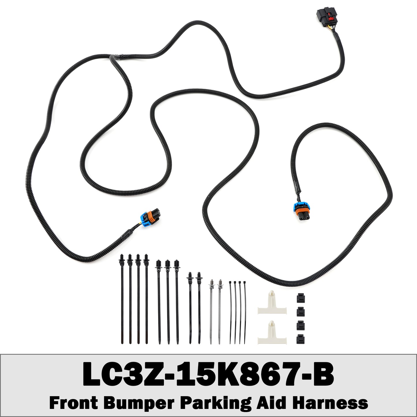 Front Bumper Parking Aid Harness for Ford Super Duty 2020-2022 LC3Z-15K867-B