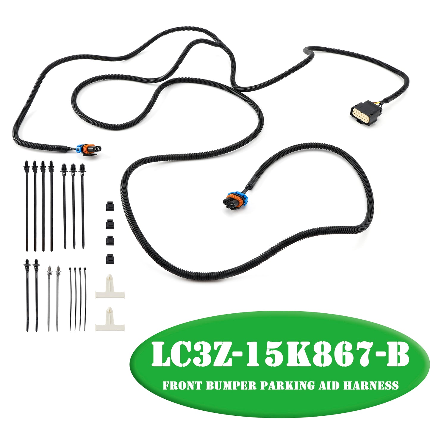 Front Bumper Parking Aid Harness for Ford Super Duty 2020-2022 LC3Z-15K867-B