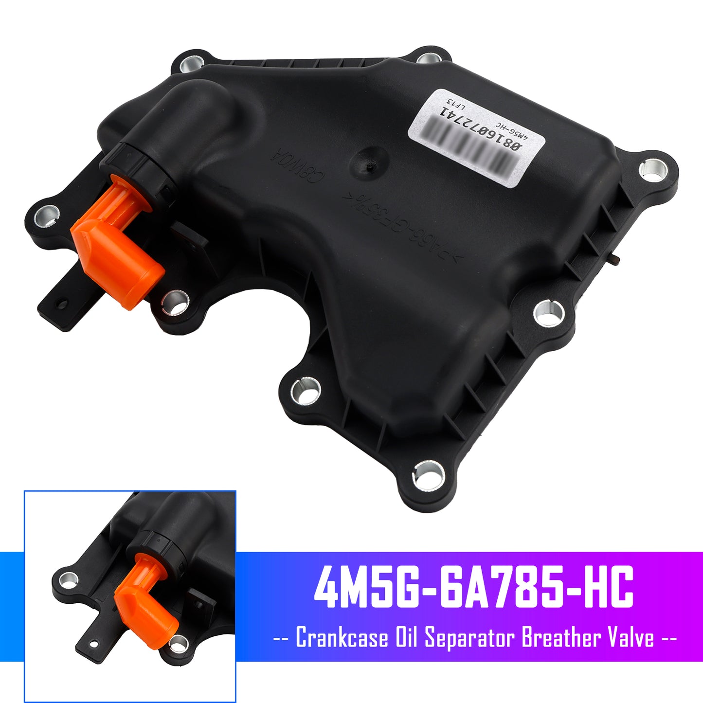 4M5G-6A785-HC Crankcase Oil Separator Breather Valve for Ford C-MAX S-MAX