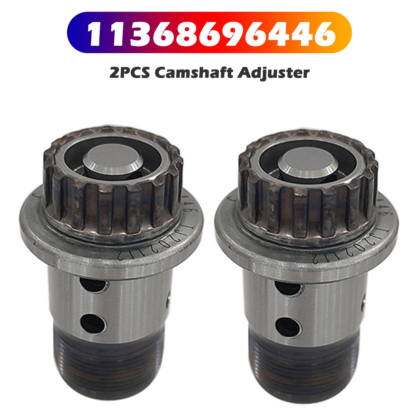 2PCS Camshaft Adjuster VVT Control Valve for BMW 328i 218i 225i 220i 11368696446