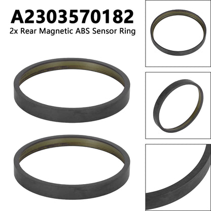 2x Rear Magnetic ABS Sensor Ring for Mercedes Benz C204 W204 S204 A2303570182